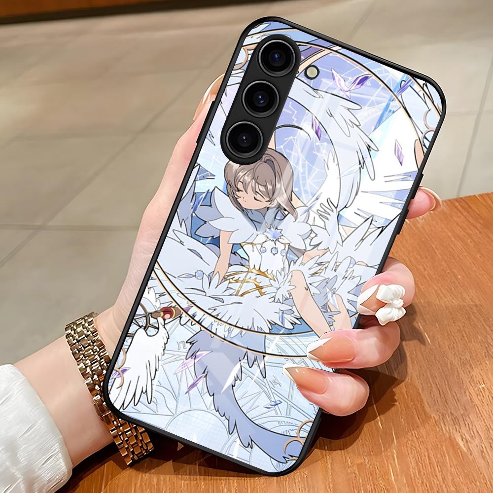 Cardcaptor Sakura Phone Case For Samsung S26 S25 Edge Ultra S23 S22 S21 S20 Ultra Plus S24 Fe A54 A53 A25 Glass Cover