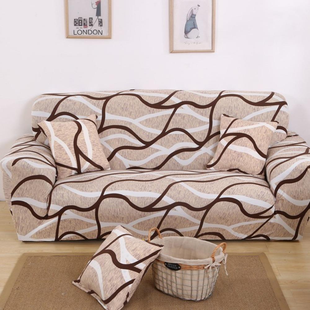 Luxury Stretch Sofa Cover Full Elastic Slipcovers Nordic Style Anti Slip Sofa Protector