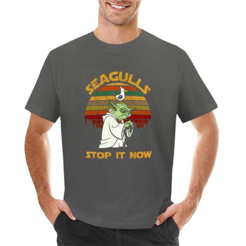 

SEAGULLS STOP IT NOW T-Shirt cute tops quick drying shirt Men s t shirts 4XL