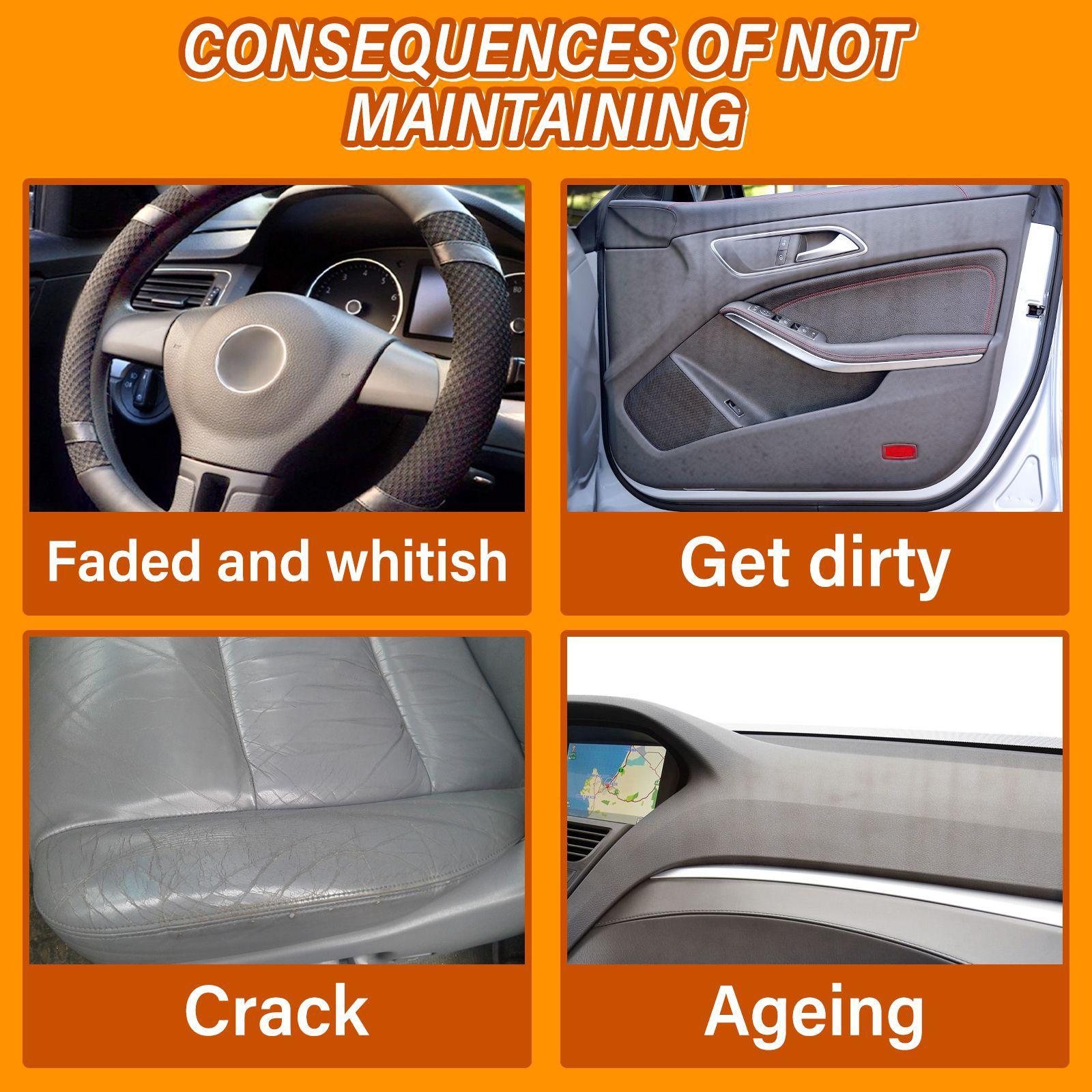 Воск для ремонта и ухода за кожей Диван Сиденье Кожаный салон Пластиковая приборная — фото 5