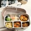Stainless Steel Insulated Lunch Box With Microwave Safe Compartment Design Office Workers Students