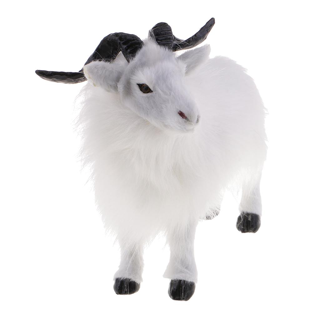 Simulation Goat Figurine Sculpture Statues for Home Garden Lawn Decoration köp billigt — fri