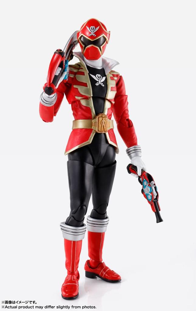 TAMASHII NATIONS Kaizoku Sentai Gokaiger Gokai Red 145mm painted movable figure S.H.Figuarts (Shinkocho Seiho) approx. PVC&ABS
