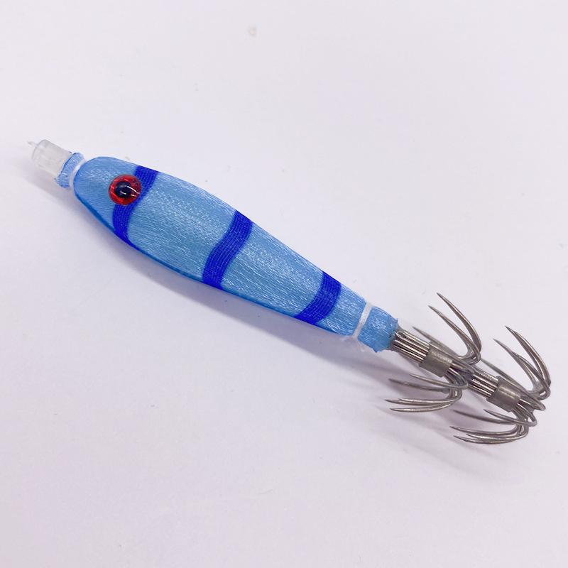 2pcs Blowpipe Hook Squid Jig Luminous Uv Glow In The Dark Hard Turlutte Lure For Fishing Squid Octopus Cuttlefish Artificial Bai