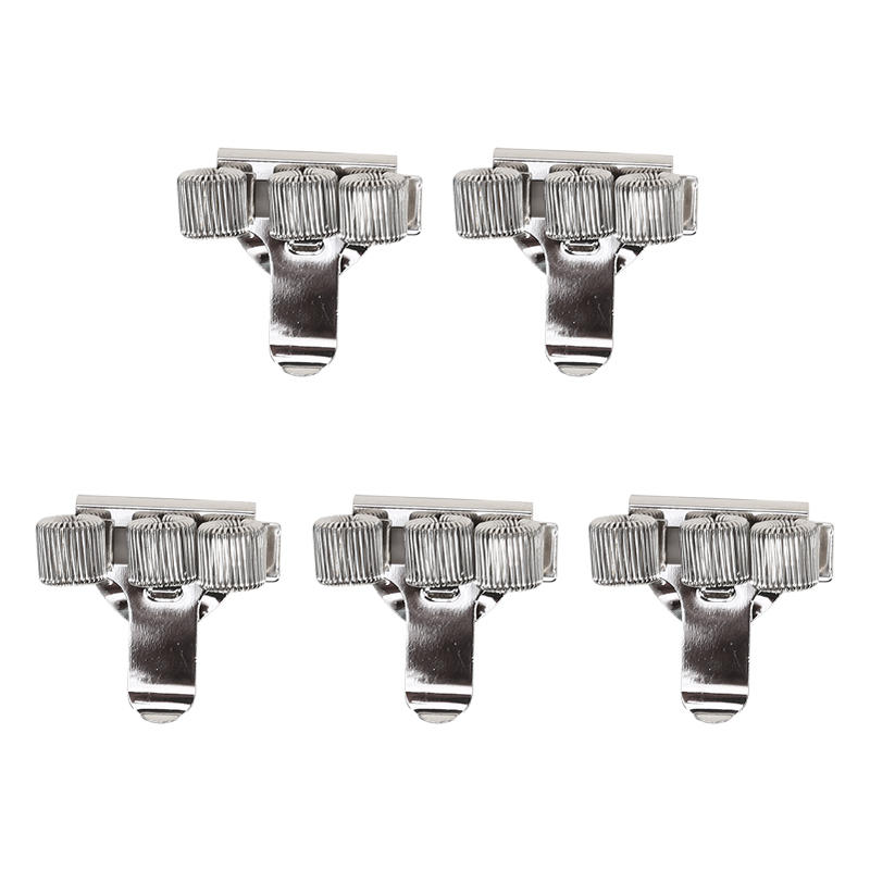 Multi Function Pen Holder Clip Portable Single Hole Hook Spring Clamp Two Hole Pen Buckle Three Ring Binder Notebook Insert Clip High Quality