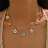 European-American Bohemian Daisy Flower Clavicle Necklace for Women - Versatile Fashion Choker