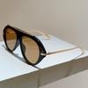 Fashion sunglasses women's high-end UV-proof toad glasses European and American new large-frame personalized sunglasses street shooting