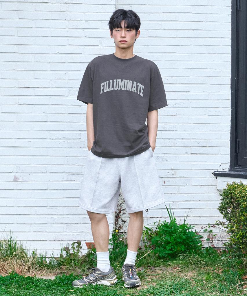 FILLUMINATE Essential Arch Logo T-Shirt - Navy