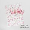 3D-geprägte Blumen- und Schmetterlings-Nagelsticker - DIY Trendige Nail Art Decals