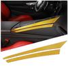 Carbon Fiber Center Console Right Side Trim Sticker For Corvette C8 -2025