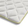 The White Stone Surmatelas Rafraîchissant avec Élastiques | Correcteur de Matelas avec Technologie Cooler et Propriétés Orthopédiques | Hauteur 4 cm 