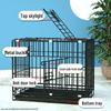 Indoor Pet Cage: Medium-Large for Dogs, Small Cats, Rabbits, or Chickens with Built-in Toilet