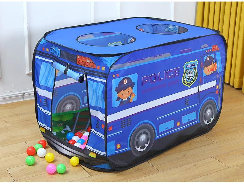 Kids' Indoor Car Tent Playhouse - Foldable Baby Pool & Play Space
