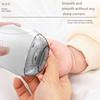 Baby Safe Electric Nails Trimmer USB Charging Night Lamp Function 3 Speed Setting for Infants and Kids White