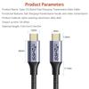 USB 3.2 Type C Extension Cable USB C to Type-c Male TO Female Extender Data Cable 4K PD100W Fast Charging USB-C Charge Cord Wire