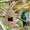 Humming Bird Houses for Outdoor Hanging Natural Grass Hanging Bird housenest