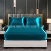 Silk Satin Cool Touch Fitted Sheet & Pillowcase Set
