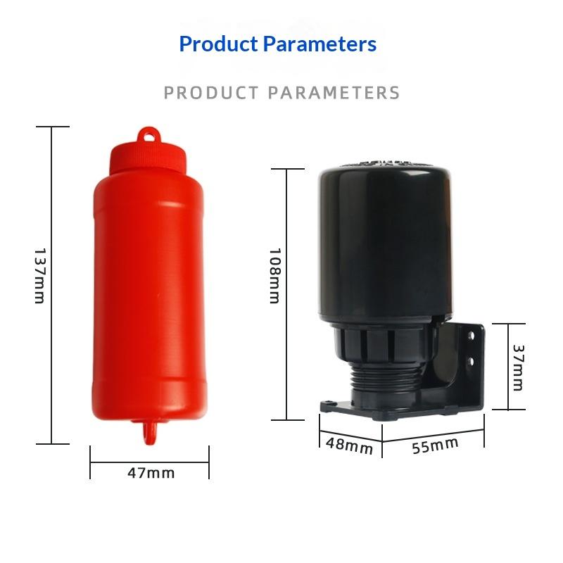1 Set Liquid Level Controller Automatic Float Switch Pumping And Drainage Float Ball Valve Water Level Switch
