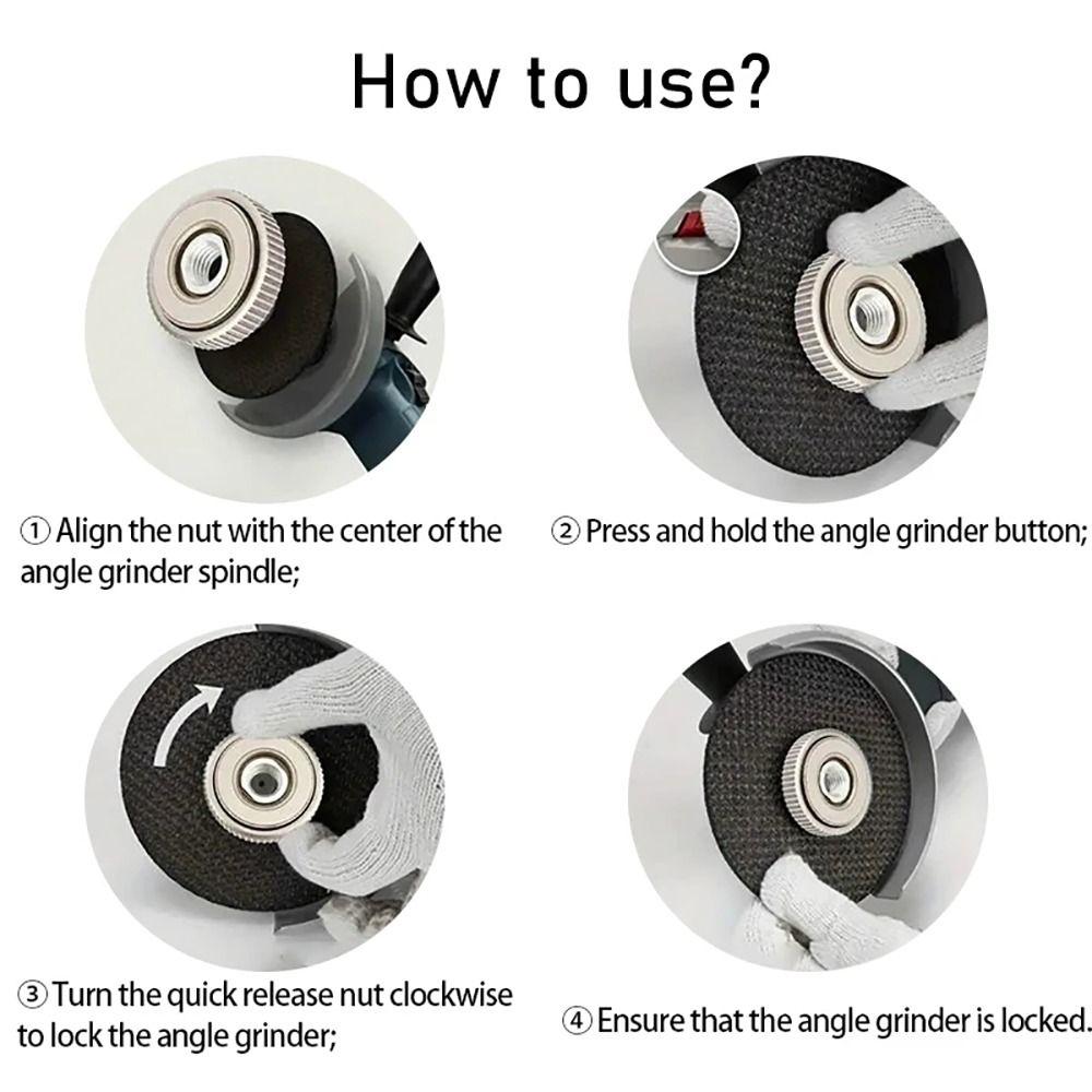 1 szt. Nakrętka kołnierzowa szlifierki kątowej do uchwytu elektrycznego Bosch, Metabo, Milwaukee, Makita, Dewalt