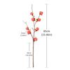 8 Heads Artificial Persimmon Branch Realistic Foam Simulation Persimmon Fruit Plastic Handmade Fake Plants Spring Festival