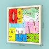 Kinder kreative pädagogische Holz 3D Tier Tetris Puzzle Bausteine Spielzeug