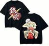 Gintama GINTOKI Anime Liebhaber T-Shirt Harajuku Baumwolle Neues Modell High Street Retro Oversized Unisex
