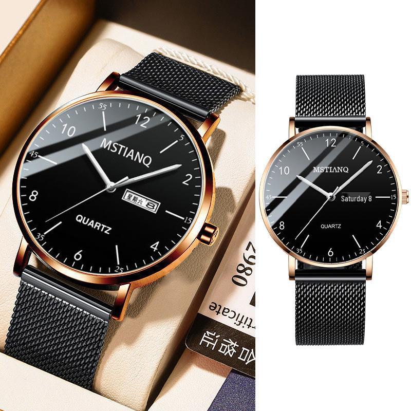 2024 Świecący Cichy Zegarek dla Uczniów Gimnazjum - Wszechstronny Styl Męski Wysokiej Wartości