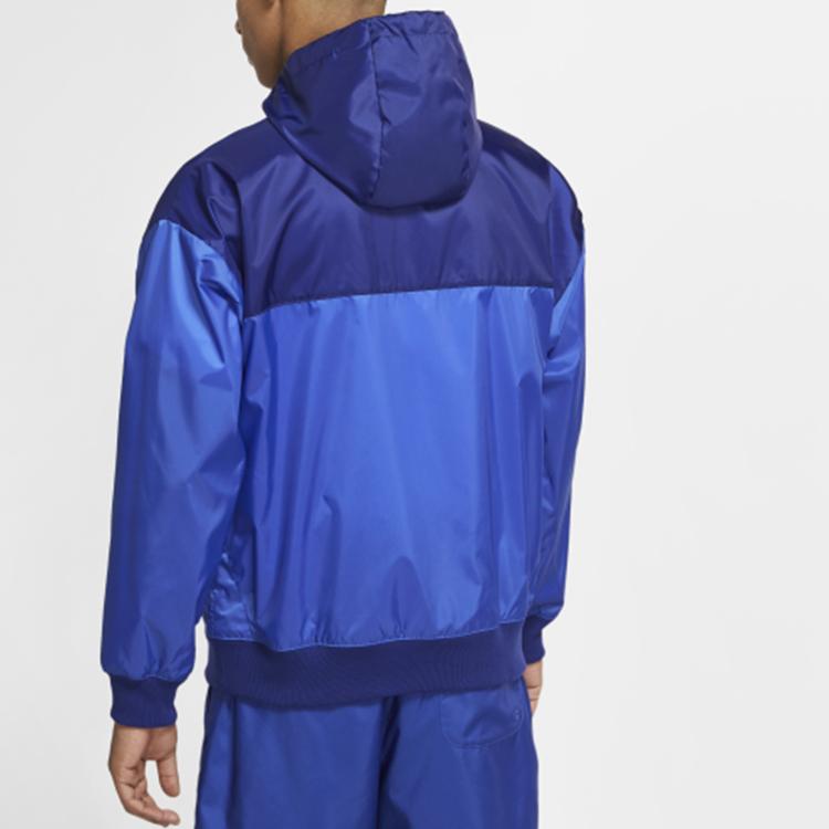 Nike Sportswear Windrunner Hooded Jacket Men Outerwear Deep-Royal-Blue CU4514-455