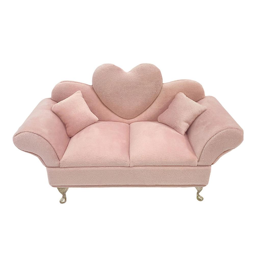 Europejski Inspirowany Stojak na Biżuterię Klasyczny Aksamitny Ekspozytor na Biżuterię Sofa Europejskie Mini Meble do Eleganckiej Dekoracji