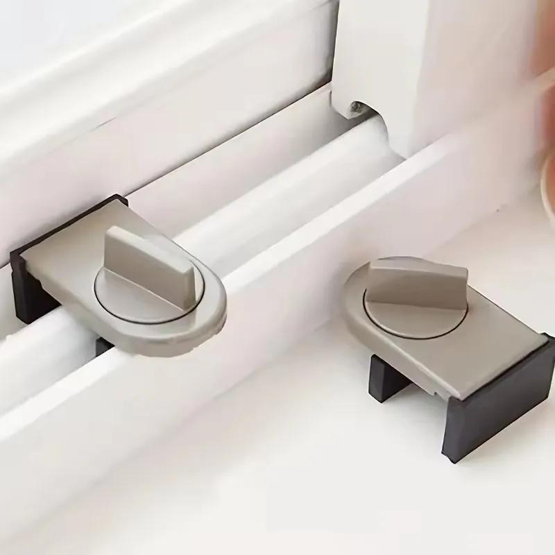 1PCS Sliding Sash Stopper Cabinet Lock Straps Door Security Anti-theft Lock Window Sliding Doors Lock Baby Kids Child Safety New