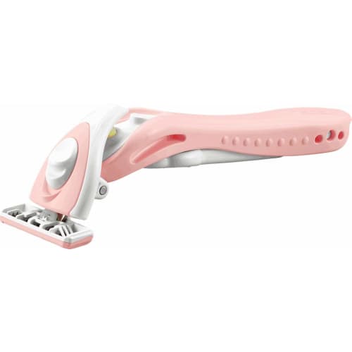 FEATHER Peanie Back/Body 2WAY Made In Japan Easy-to-Shave Razor for Women's Back, Nape, Arms, Armpits, Legs