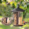 Outdoor Garden 2,in,1 Hanging Bird Feeder , Squirrel,Proof Auto,Dispensing  Compartment Feeder For Backyard Patio
