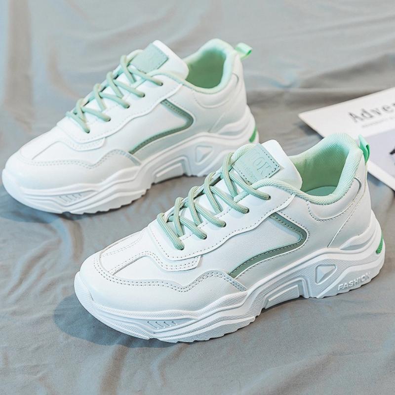 Fashion 2025 New Women's Sneakers Lace Up Women Casual Shoes Non Slip Student Outdoor Walking Shoes Comfortable Women Shoes High Quality