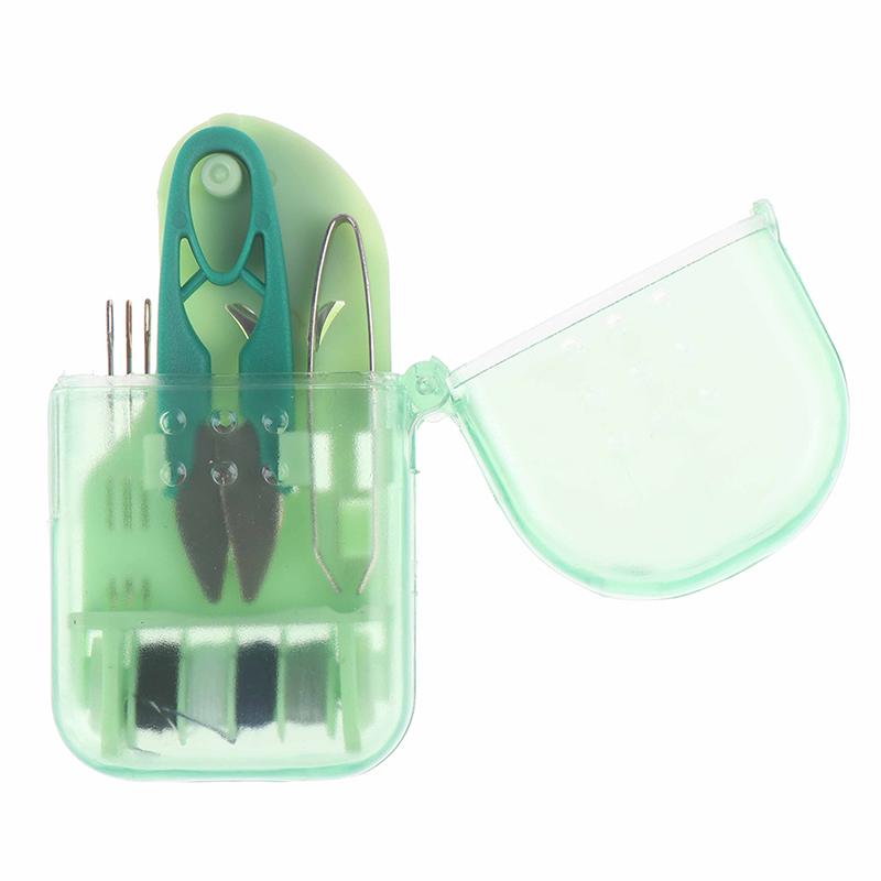 Home Travel Portable Mini Portable Sewing Kit Sewing Box Sewing Tool Box Needle