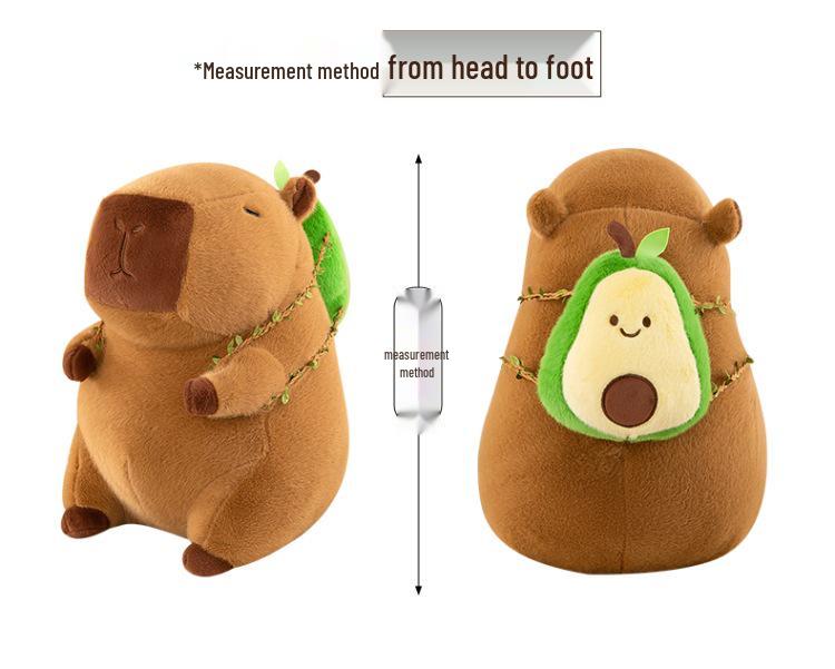 Fruit Plush Capybara Pull String Toy