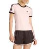 Adidas Originals Knitted Comfortable Breathable Slim Fit T-Shirt Women tops KC9016