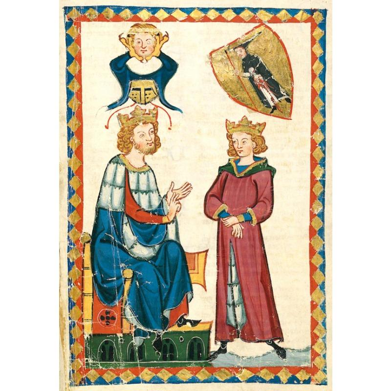 Medieval Antique European Art Posters Lovers On Horse Prints Canvas Printing Retro Wall Picture for Living Room Home Decoration