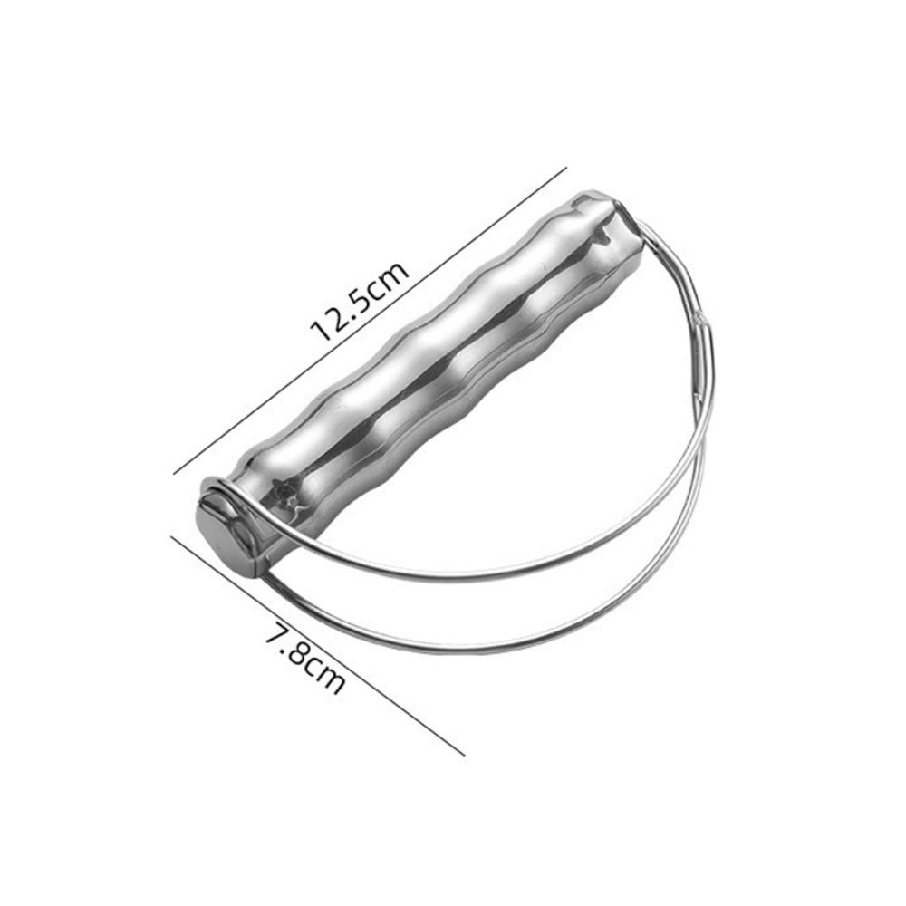 Edelstahl Einkaufstaschengriff Griff Arbeitsersparend Bambusgelenke Gemüsehalter Stark belastbar Einkaufstaschenhalter Clip