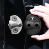 Car Sticker Tesla 2/4pcs Car Door Lock Buckle Protection Cover Auto Accessories For Tesla Model 3 Y S X 2021 Roadster Cybertruck