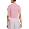 Nike Sportbekleidung Essentials Serie Poloshirt Damen Tops Rosa DV7885699
