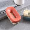 Okrągła ręczna szczotka do butów Szczotka gospodarstwa domowego do prania Delikatna i miękka szczotka do swetrów Owalna pusta szczotka z pralni chemicznej