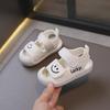 Sandálias Baotou para Criança com Cara Sorridente (0-2 anos) - Sapatos de Bebê Anti-Chute para Meninos e Meninas