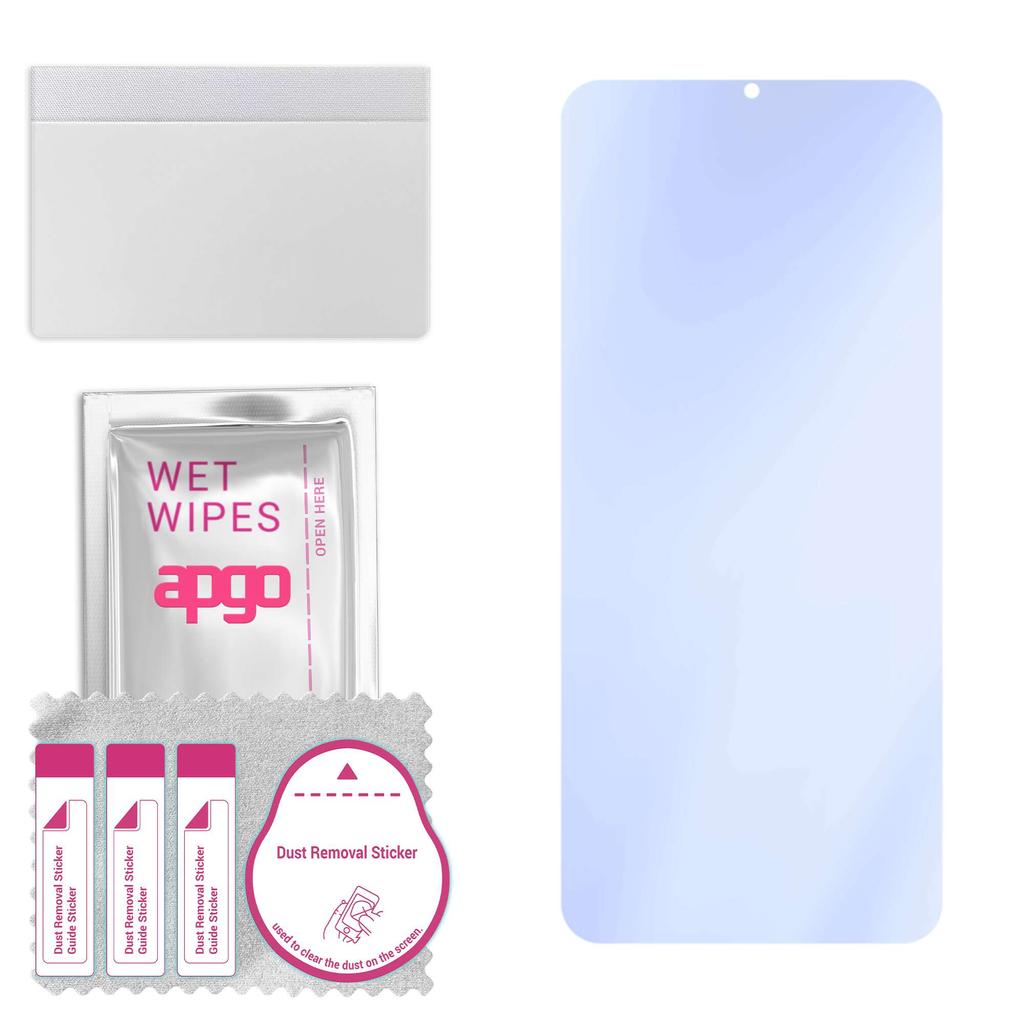 apgo Ultra-Clear 9H Hybrid ochranné sklo kompatibilní s Realme V3, flexibilní nano sklo, skvělá náhrada za tvrzené sklo, odolné proti poškrábání, f