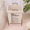 1Pc Large Capacity Dirty Clothes Basket Folding Storage Laundry Storage Box With Handle Foldable Storage Bag