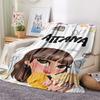 1PC Aitana Print Flannel Blanket, High quality All Seasons, Home Decor, Warmth and Comfort, Perfect for Christmas Gifts