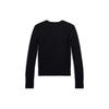 Polo Ralph Lauren Solid Color Single-Breasted Casual Long Sleeve Sweater Kids Sweater Black 313919829-002