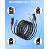 CERRXIAN 2M PowerCon Compatible DMX Extension Cable, 13AWG AC Power and DMX512 XLR Signal Integration Cable for Stage Lighting, Concerts, and Events