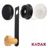 KADAX Hook with Suction Cup for Clothes Steel 2 Kg Black