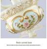 European Retro Resin Chandelier for Living Room, Restaurant, or Bedroom - Warm Atmosphere and Unique Style