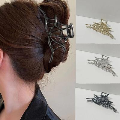 Large Hair Clip Barrette Banana for Hair Clip Ladies Gold Buckle for Hair Crab Hairpins for Woman Japanese Korean Accessories
